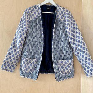 Coastal grandma/Boho padded jacket